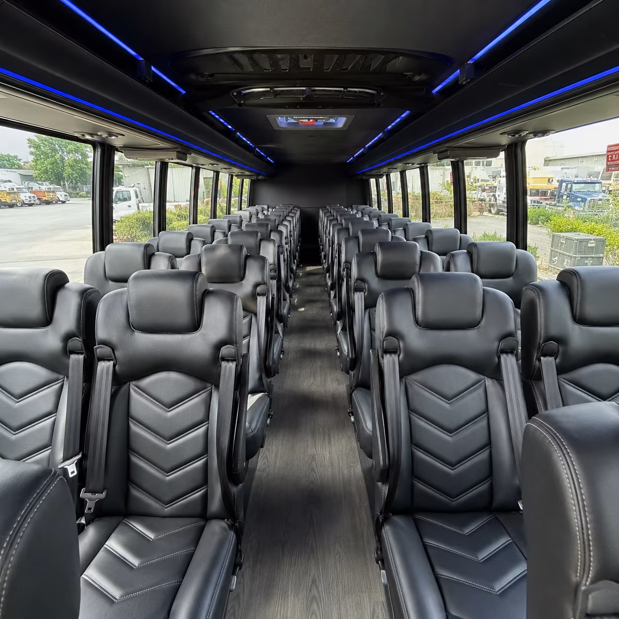 charter buses for columbia wedding weekends at venue estates