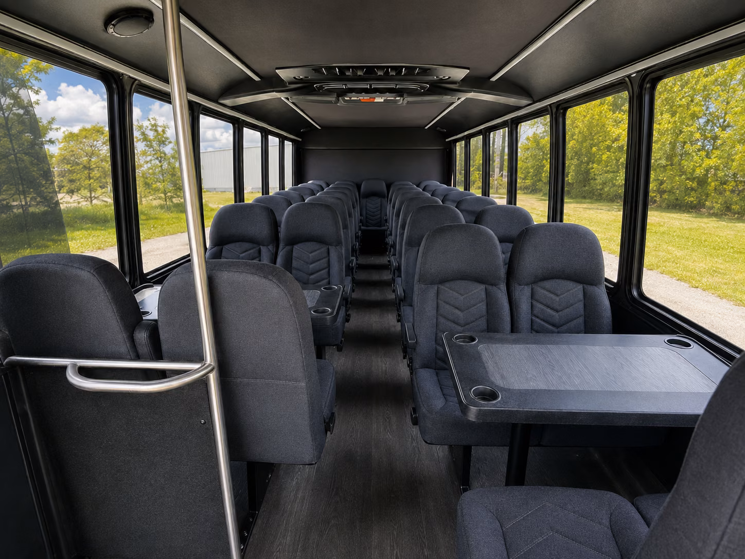 columbia 15 passenger minibus inside