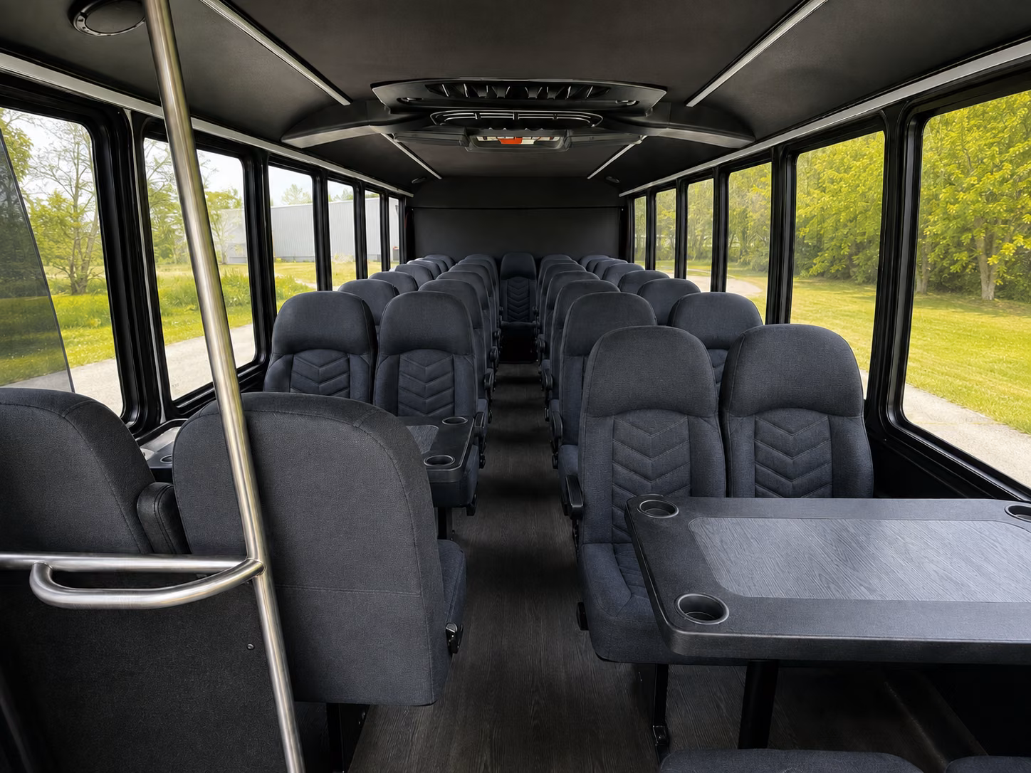 columbia 15 passenger minibus interior