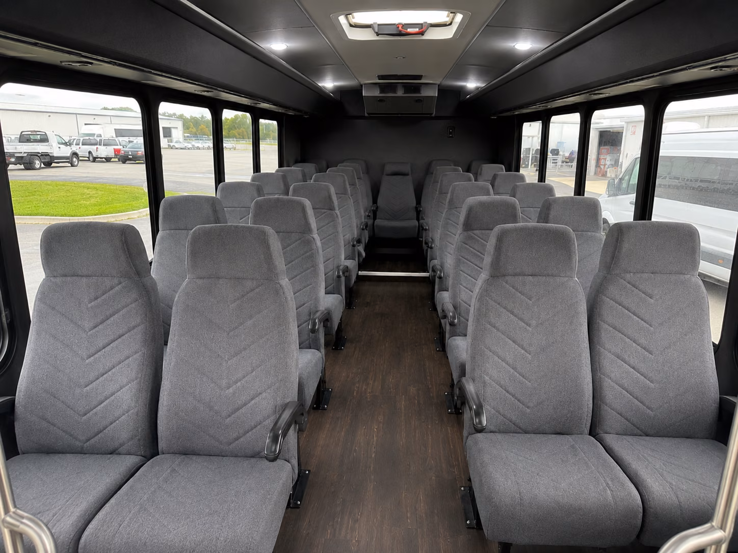 columbia 18 passenger minibus inside