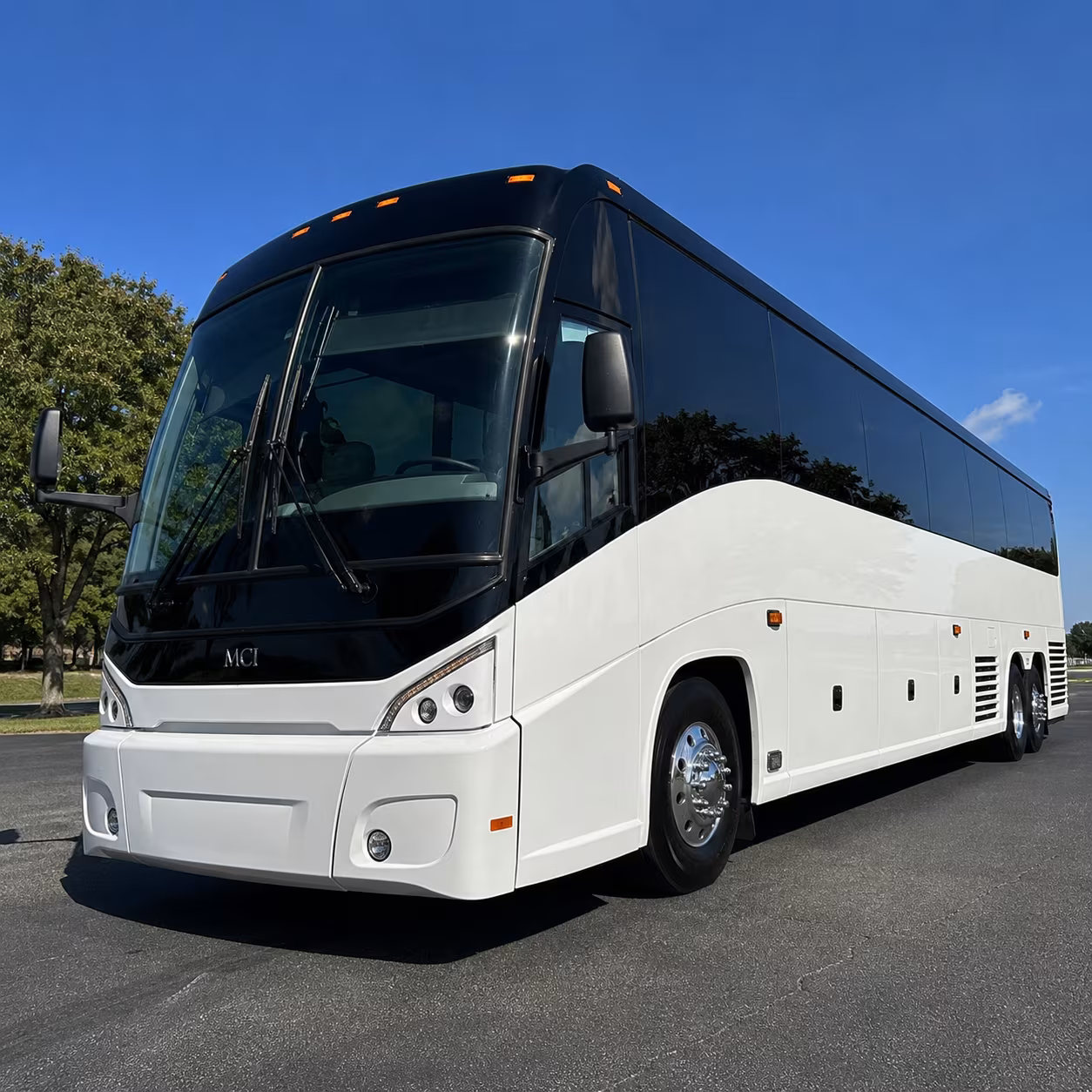 columbia 56 passenger charter bus
