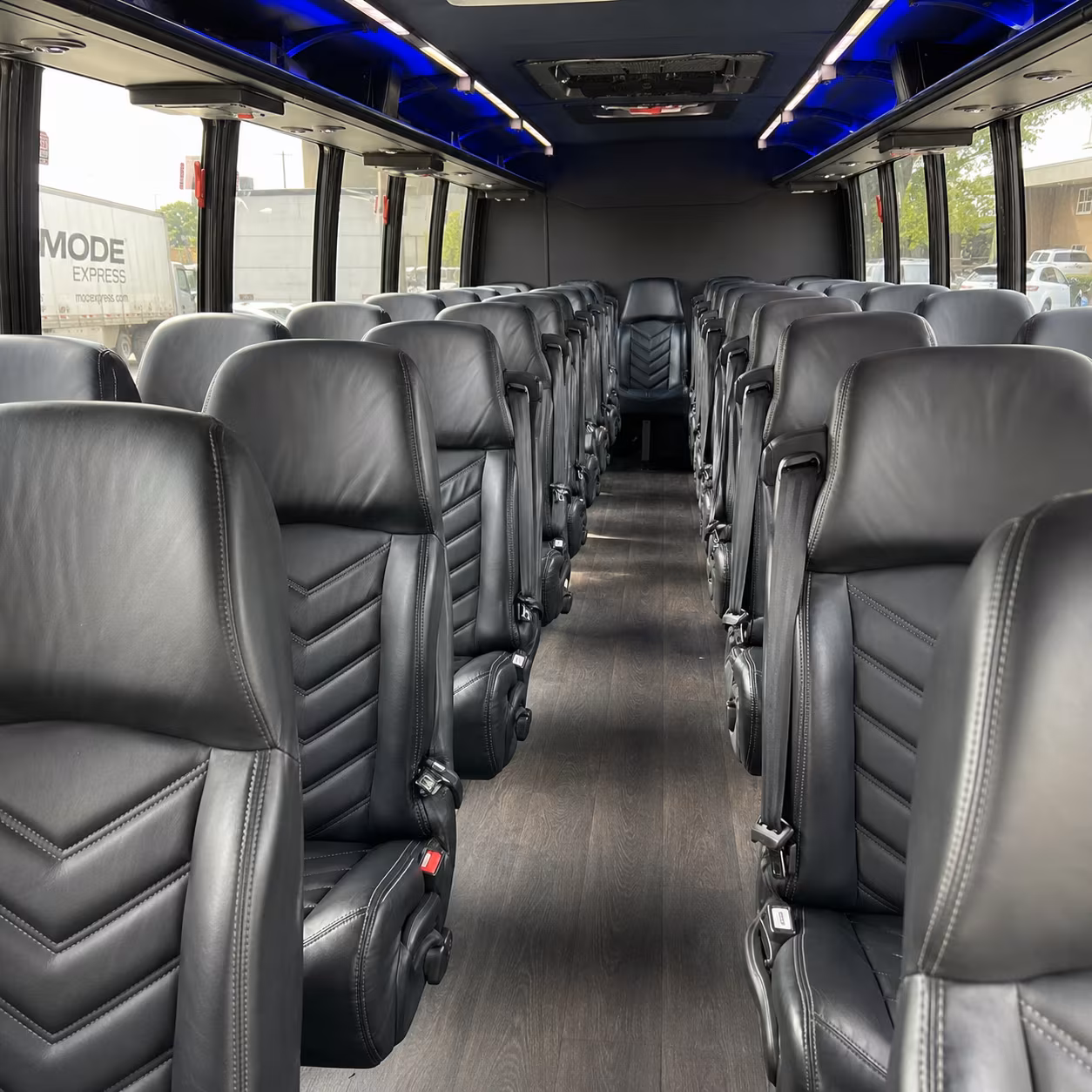 columbia airport transportation onboard seating