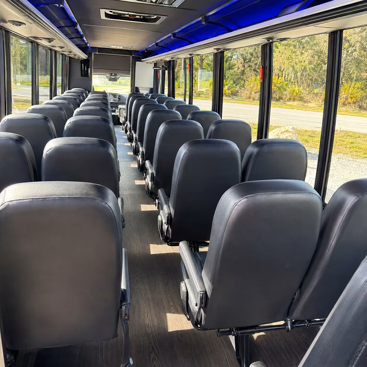 columbia concert transportation onboard seating