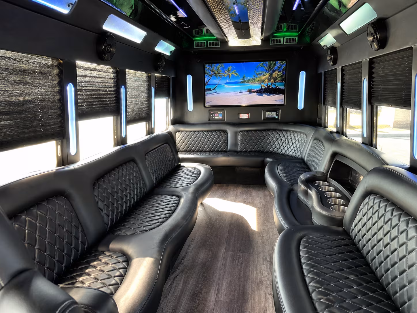 columbia holiday party bus rental