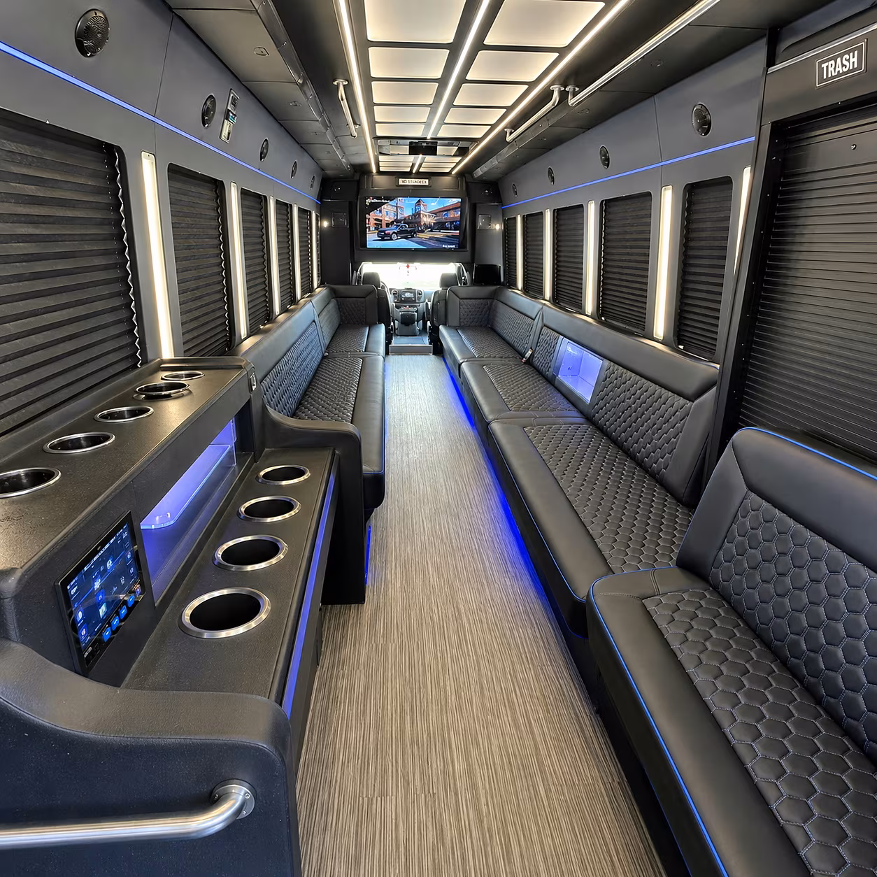 columbia party bus inside