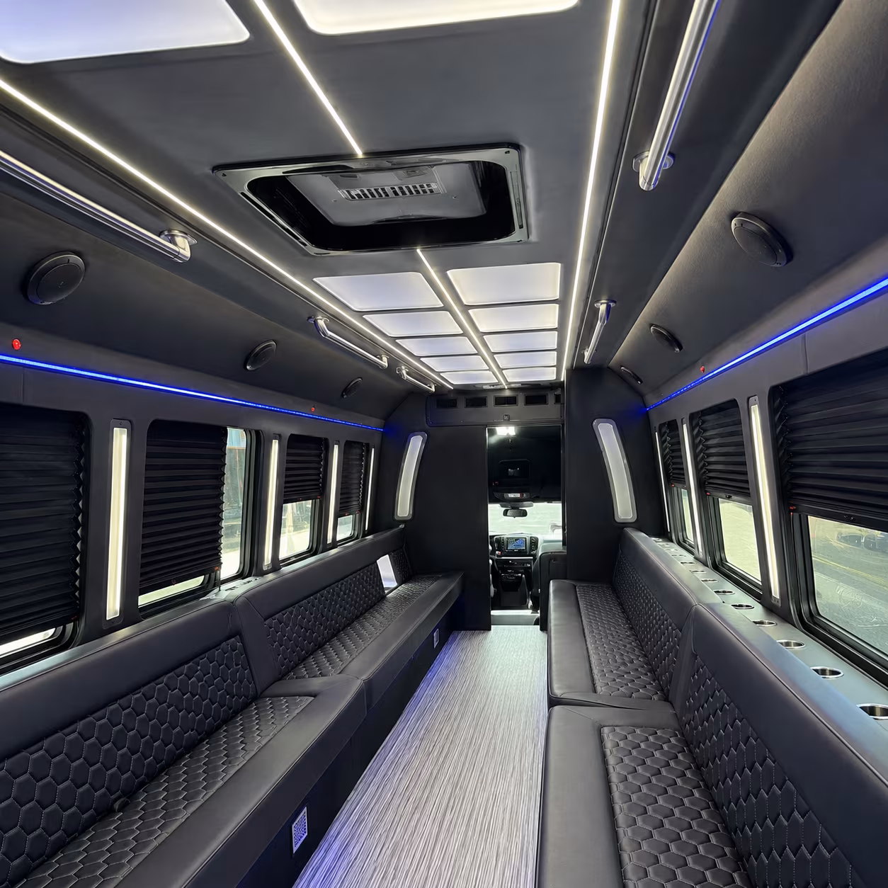 columbia party bus interior