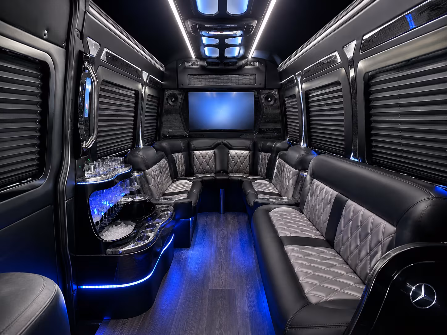 columbia sprinter limousine inside