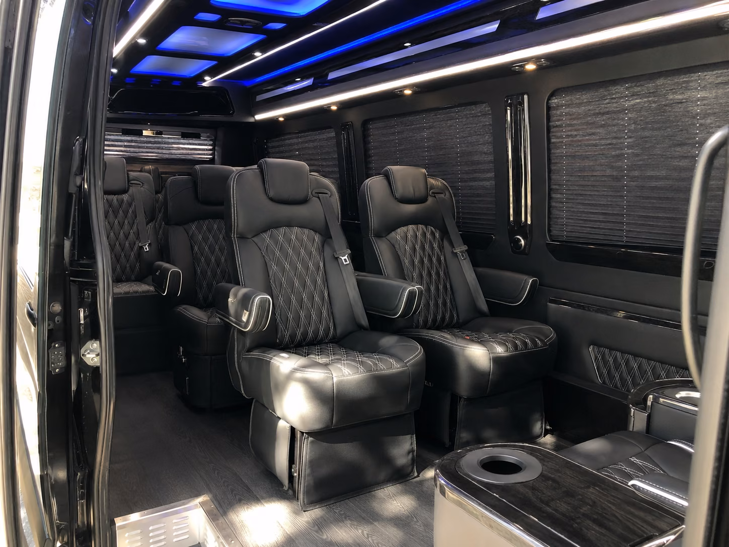 columbia sprinter van with driver interior