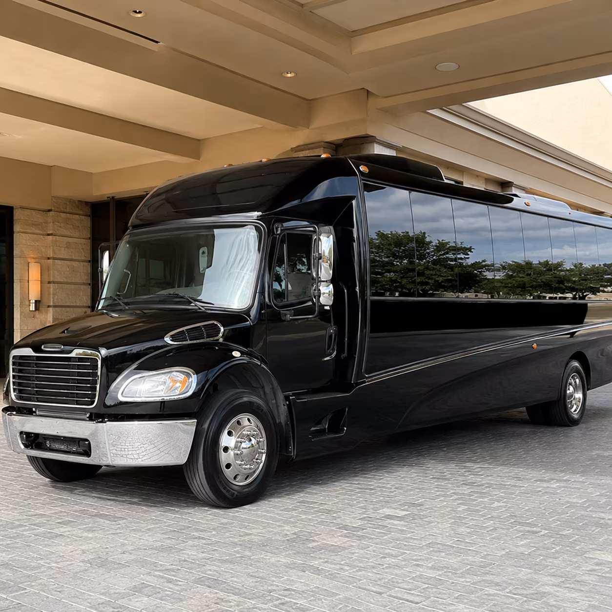 shuttle buses for weekly worship services in columbia